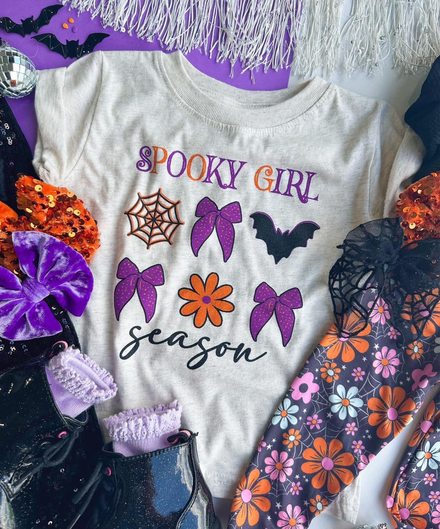 Spooky girl season tee