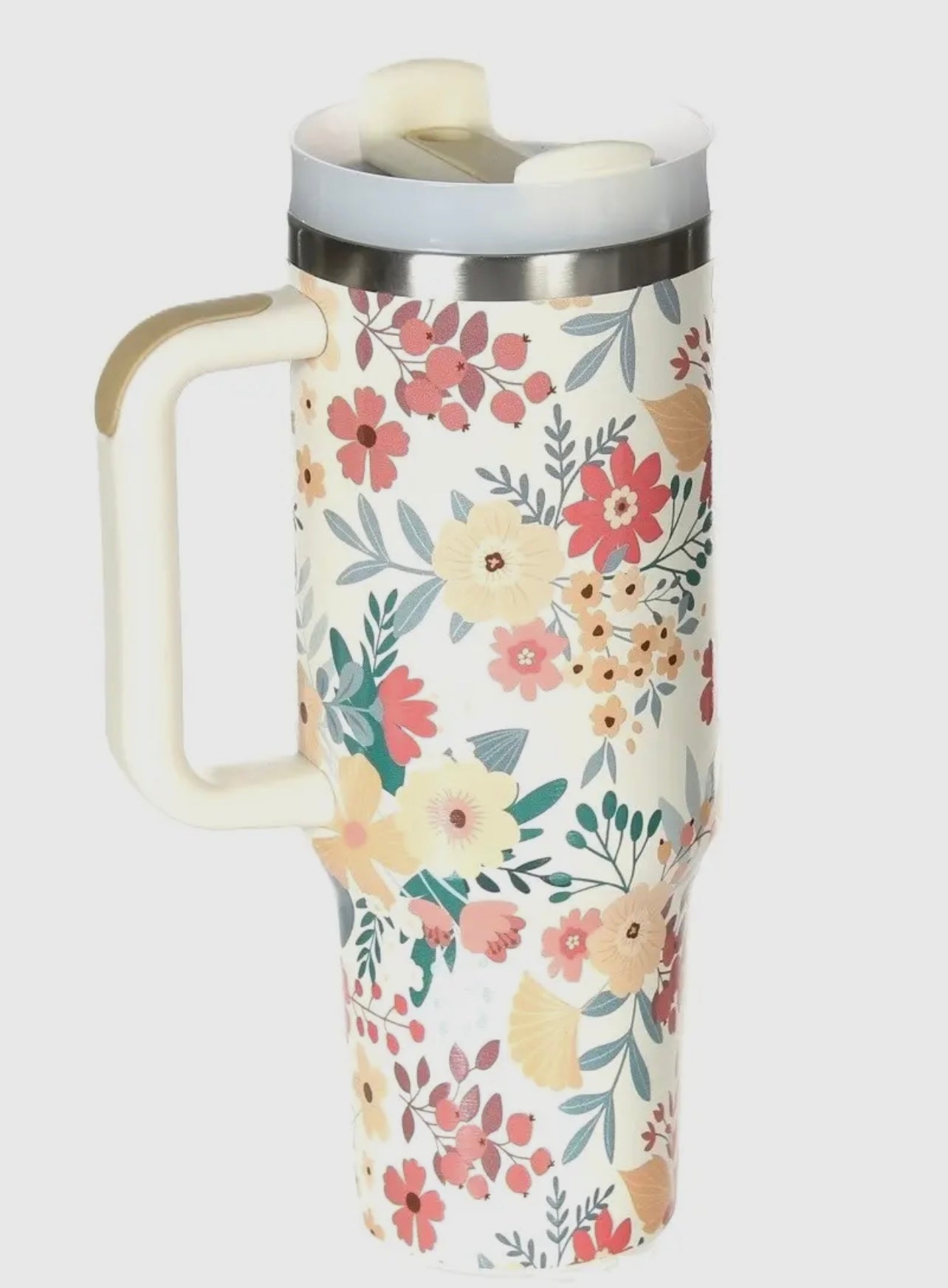 40oz Floral Tumbler